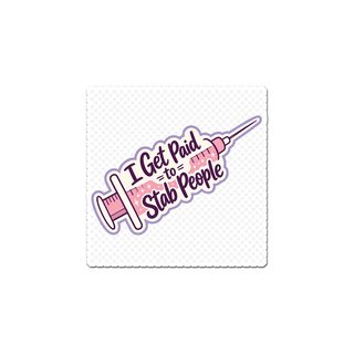 Syringe Sass Warrior Sticker