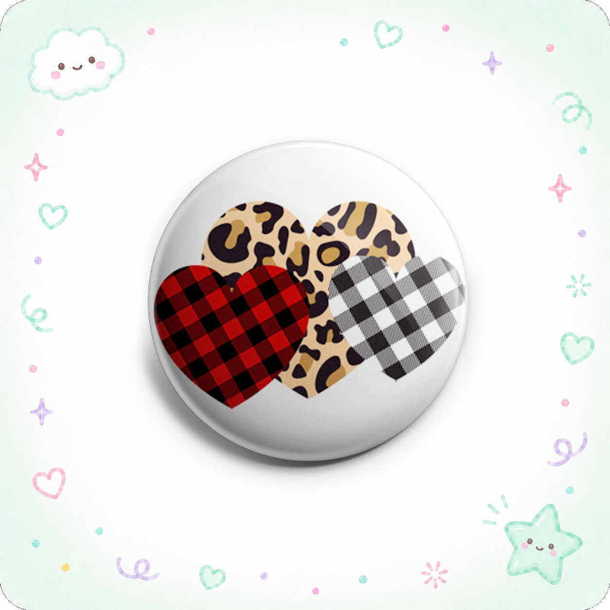 Heart Patterns Topper - Vault - - Topperswap