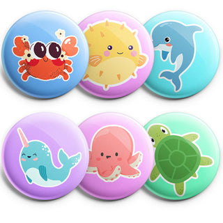 Sea Creatures Topper 6-Pack (Save 15%)