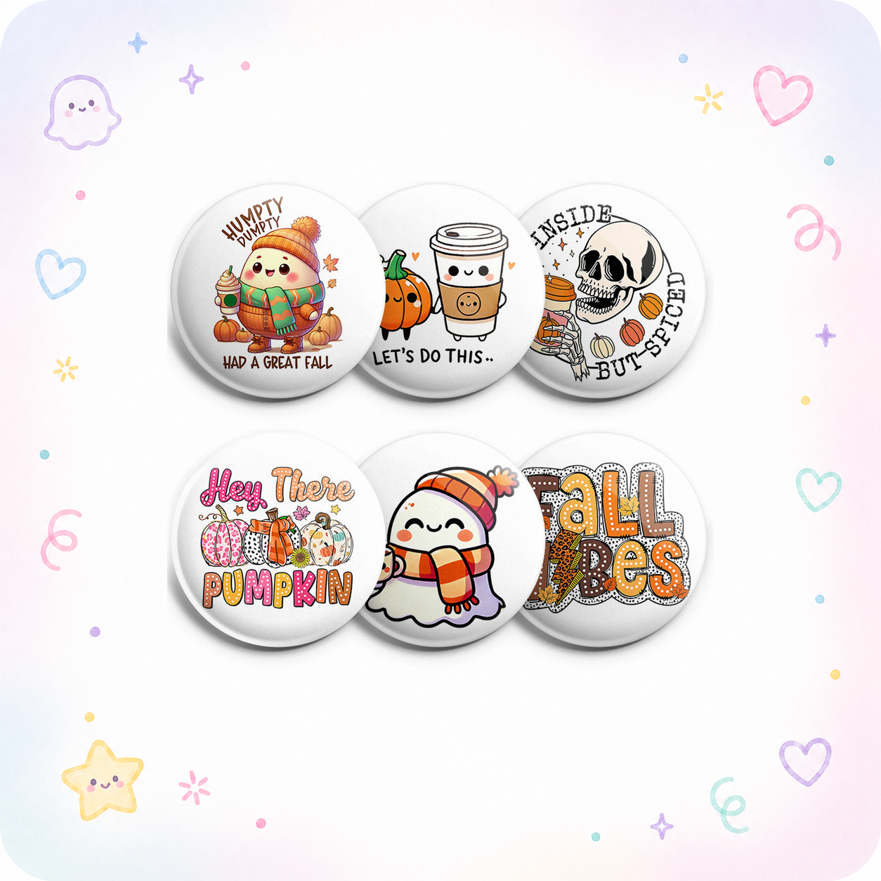 Fall Fun & Pumpkin Spice Topper 6-Pack (Save 15%) - - Topperswap