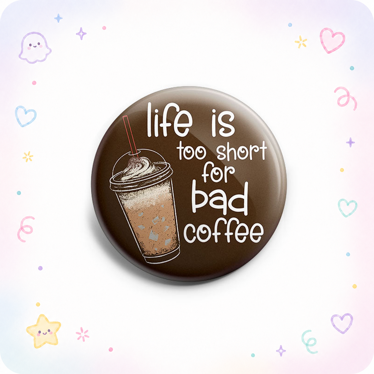 Life is Too Short for Bad Coffee Topper - - Topperswap