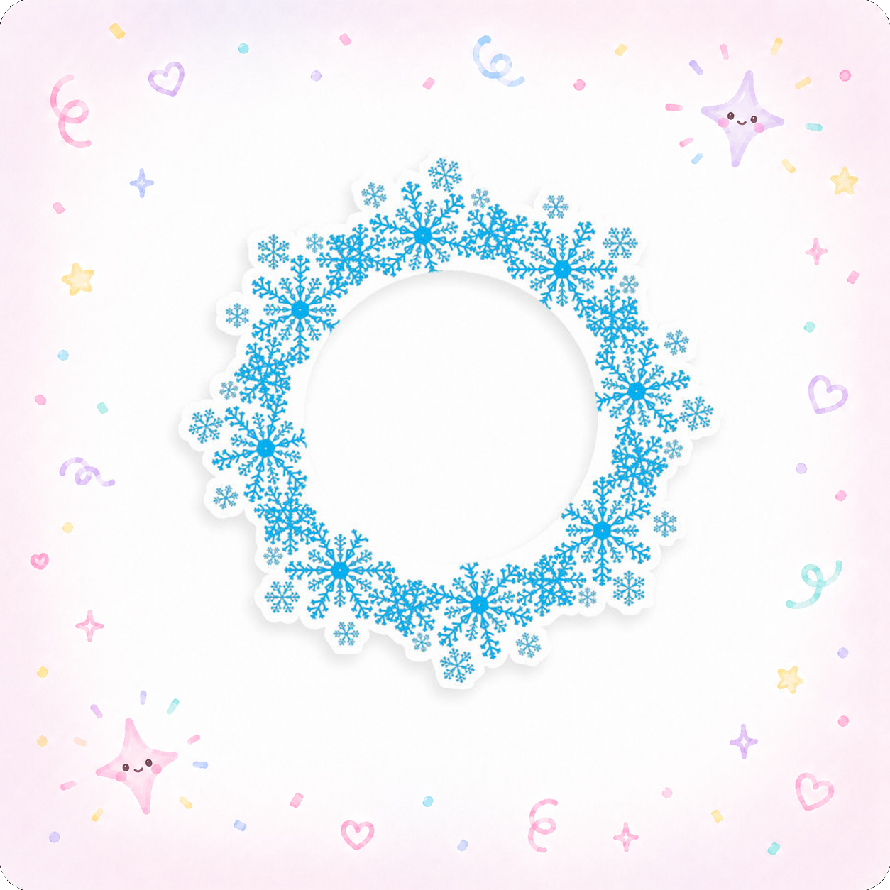Frosty Flurries Swapfinity Swapper Frame - - Topperswap