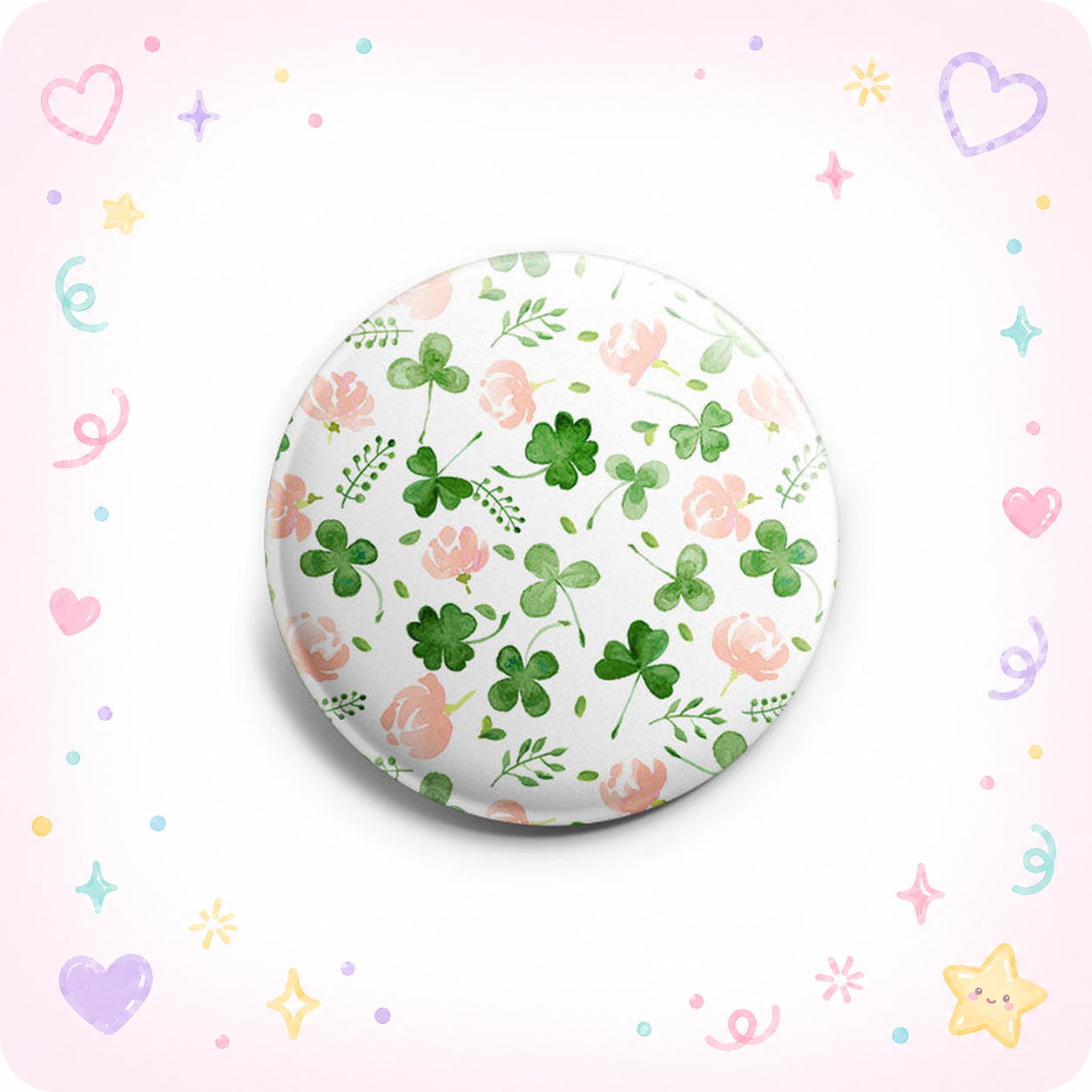 Shamrocks and Flowers Topper - - Topperswap