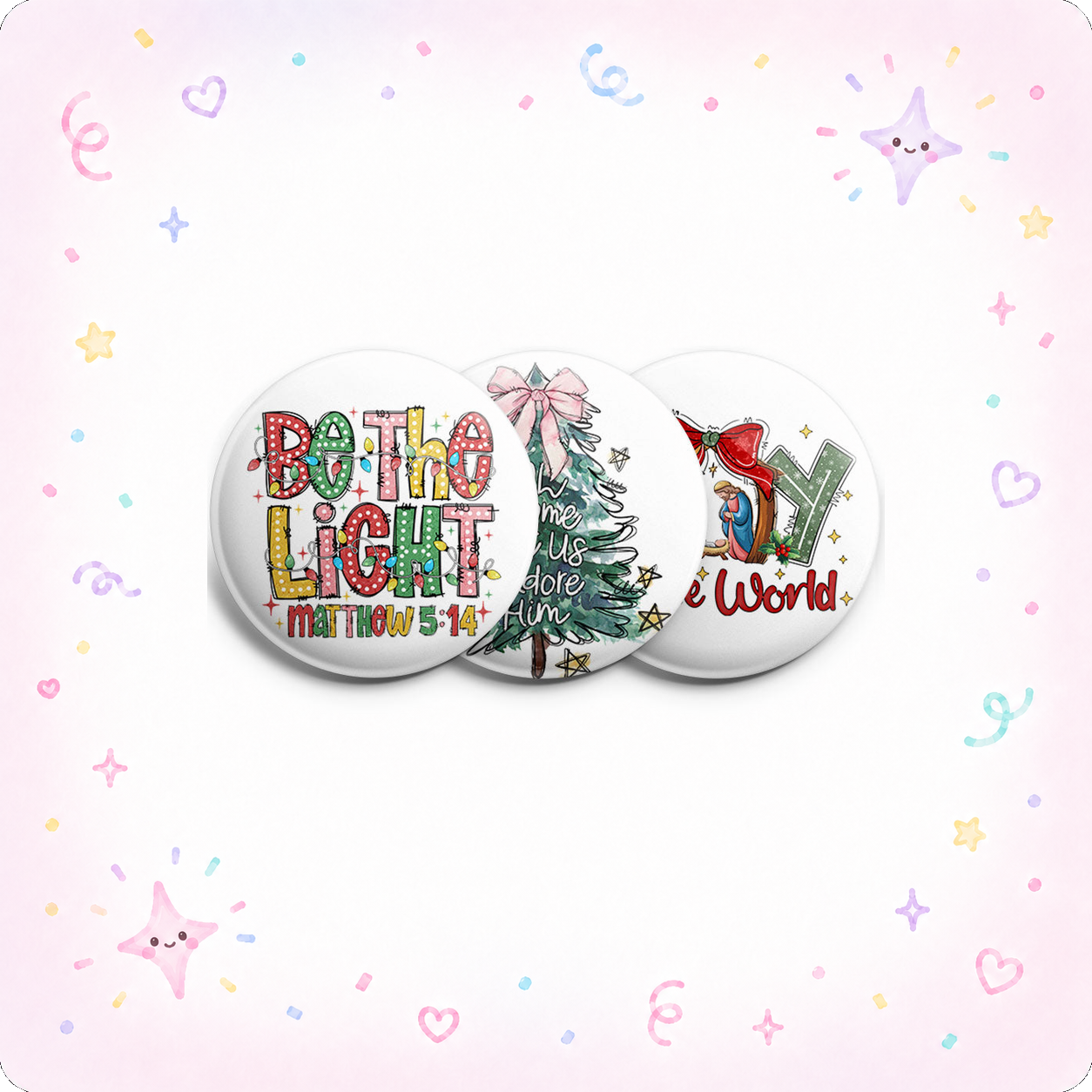 Light of the World Topper 3-Pack (Save 5%) - - Topperswap