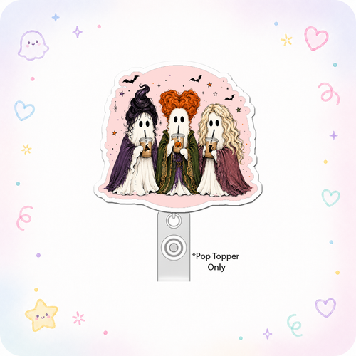 Three Witches Iced Coffee Pop Topper