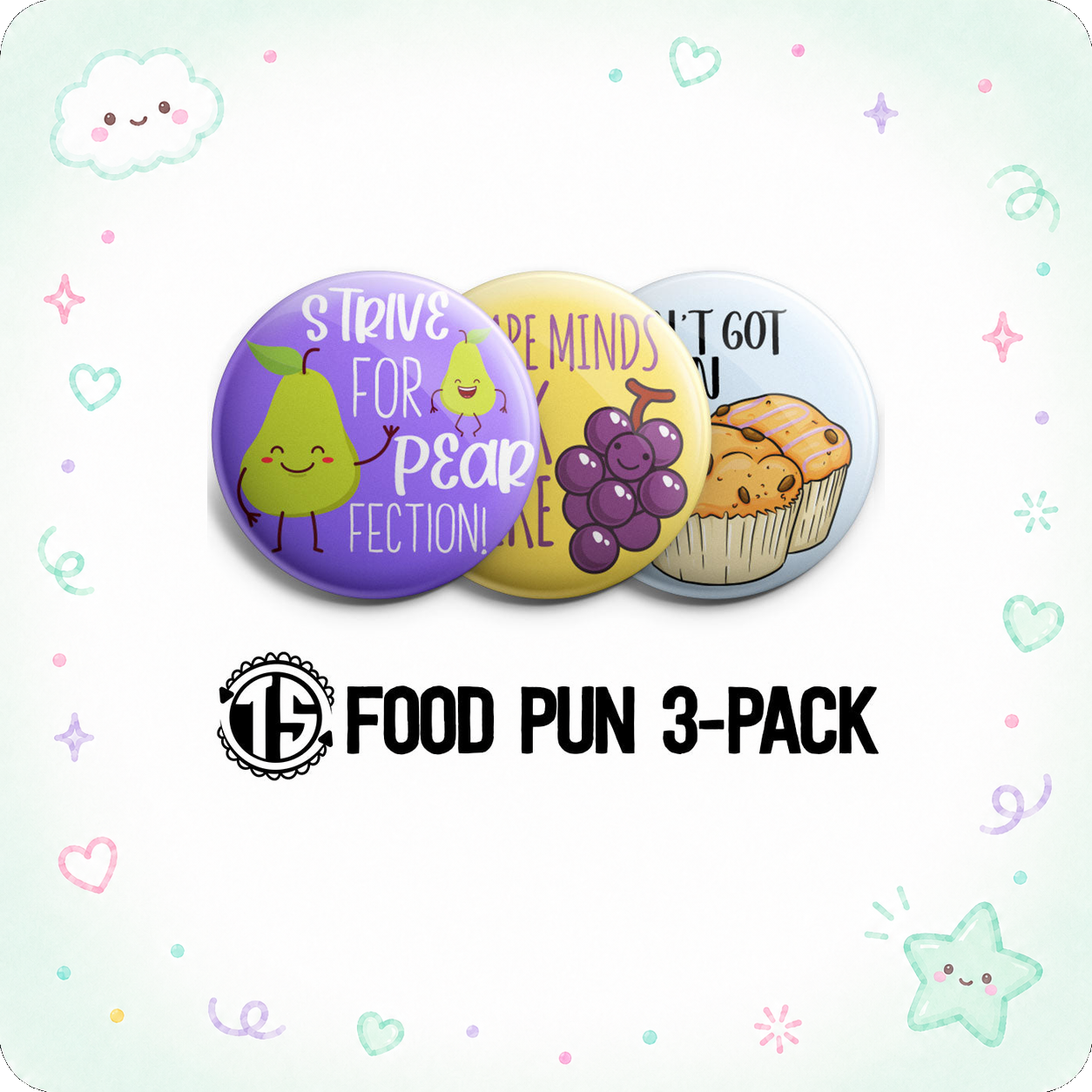 Food Fun 3-Pack (Save 5%) - - Topperswap
