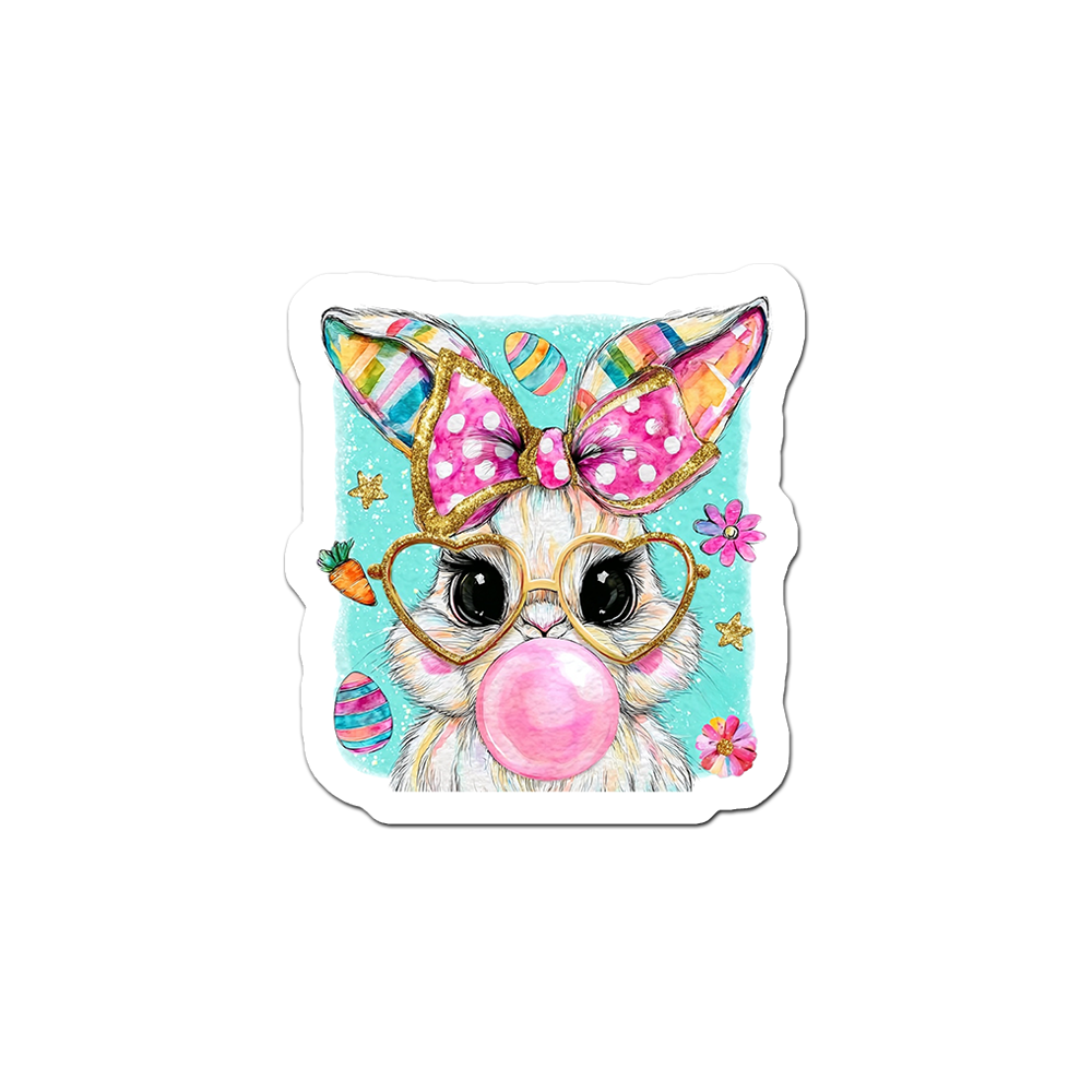 Bubblegum Bunny Boss Sticker - - Topperswap