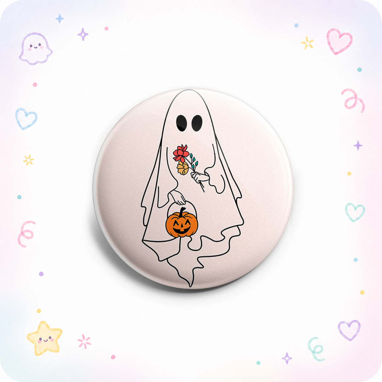Ghost Greetings Retro Topper - - Topperswap