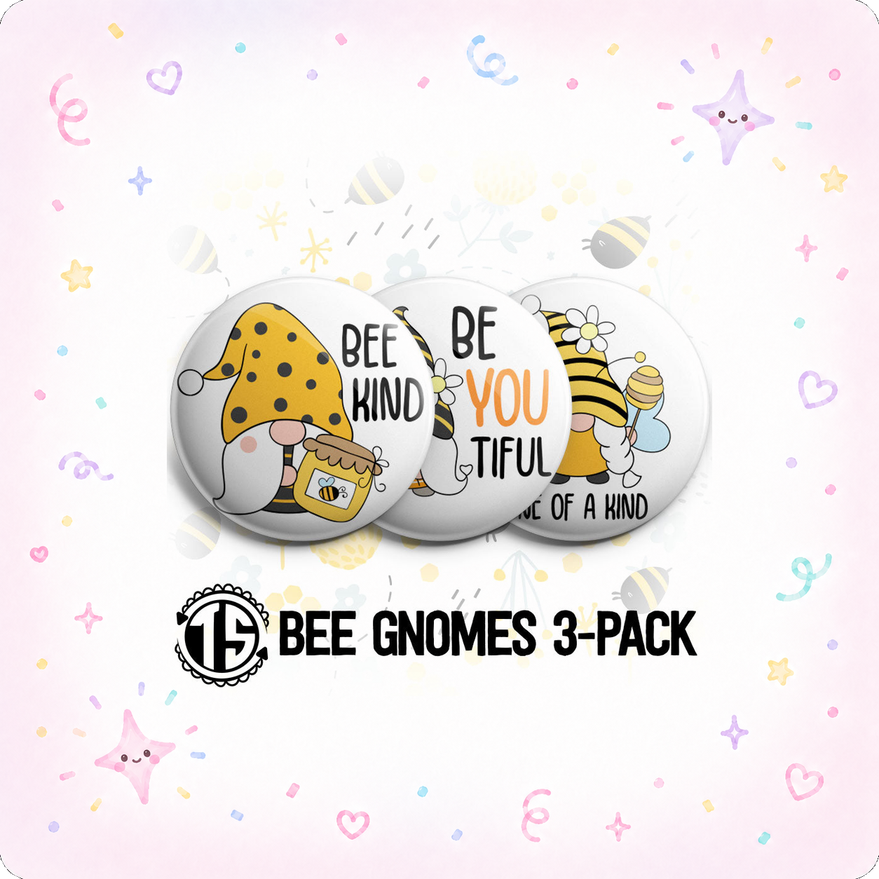 Bee Gnome 3-Pack - (Save 5%) - - Topperswap