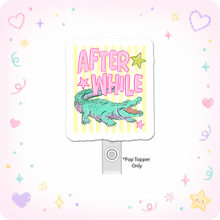 Gator Glam Vibes Pop Topper