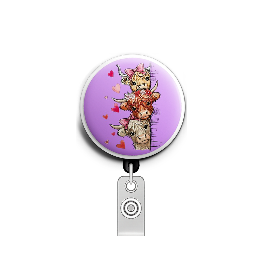Herd Happiness Swapfinity Retractable ID Badge Reel - - Topperswap