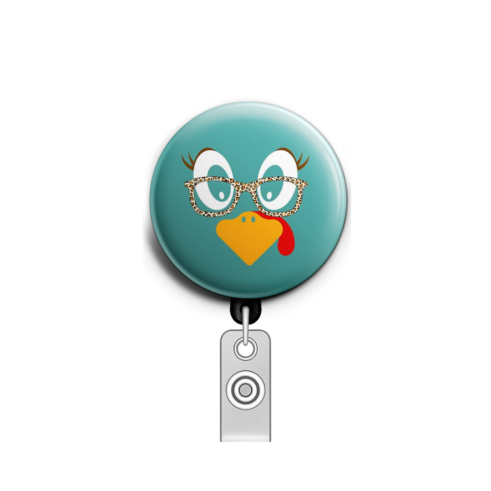 Gobble Gobble Swapfinity Retractable ID Badge Reel - - Topperswap