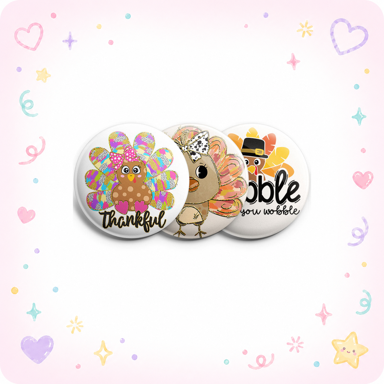 Thankful Trio Topper 3-Pack (Save 5%) - - Topperswap