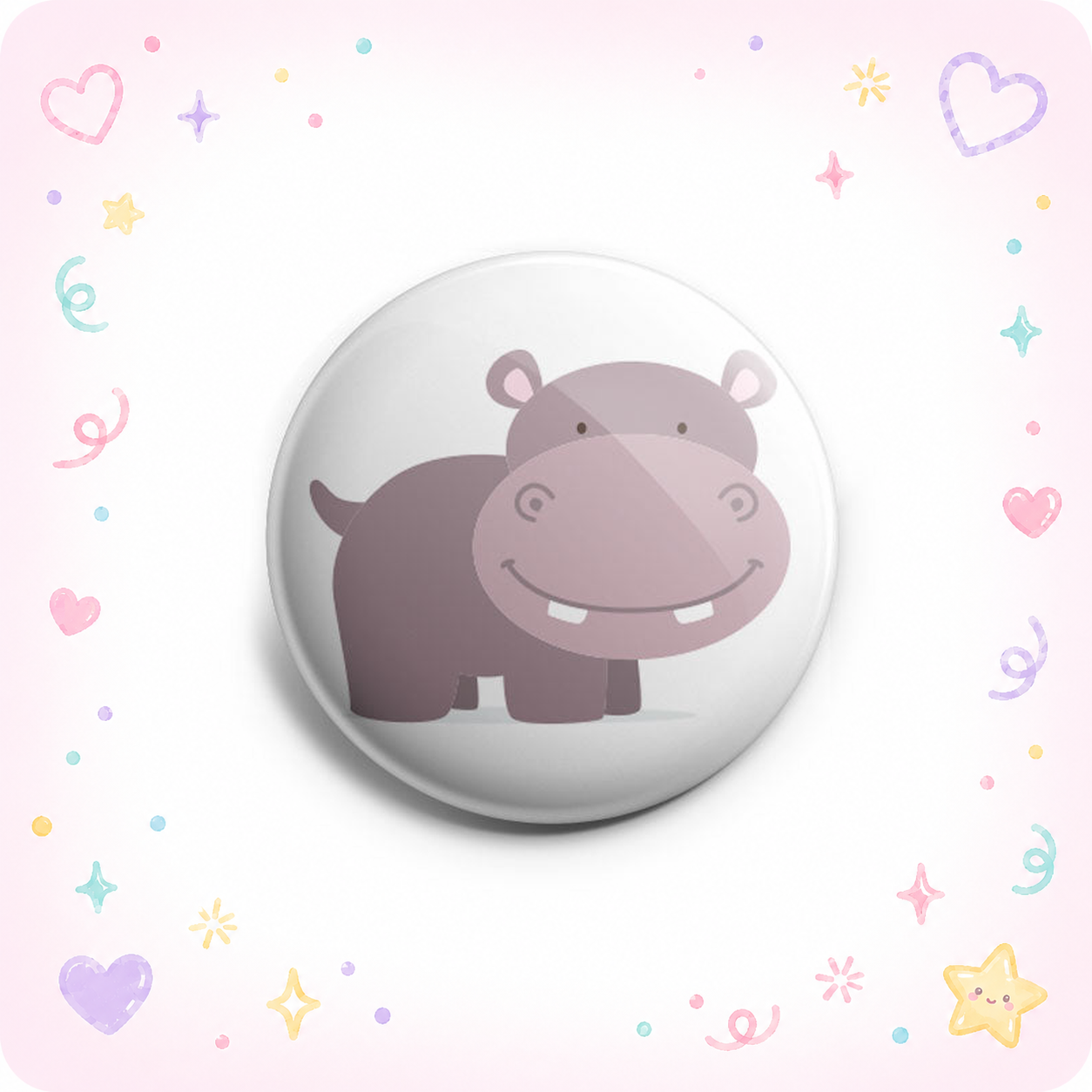 Cute Hippo Topper - - Topperswap