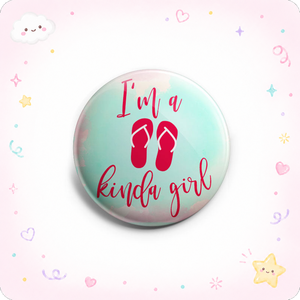 I'm A Flip-Flop Kinda Girl Topper - Vault - - Topperswap