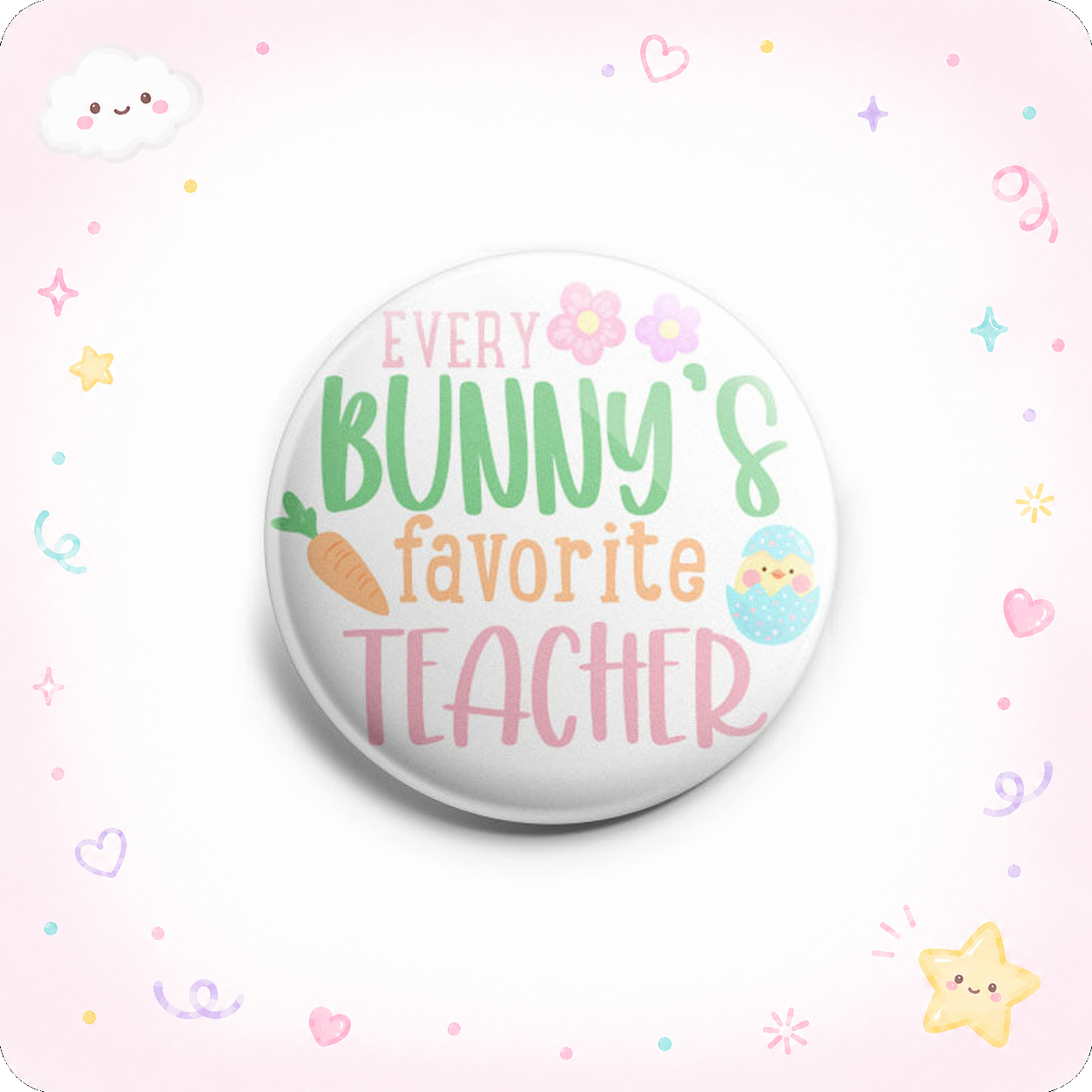 Bunny’s Fave Teacher Topper - - Topperswap