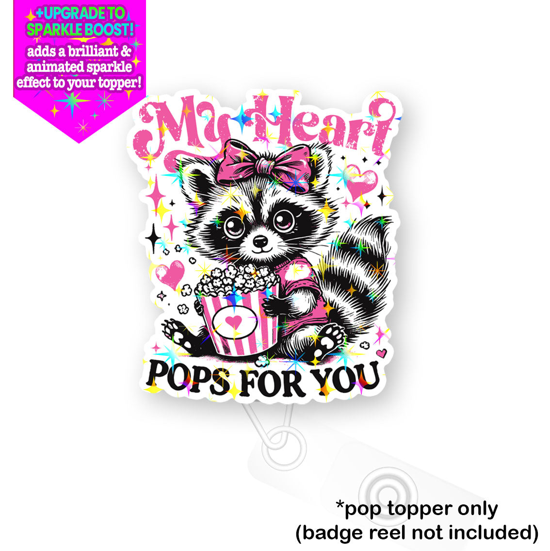 My Heart Pops for You Pop Topper - - Topperswap