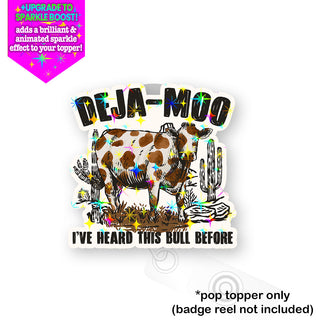 Deja-Moo Bull Pop Topper