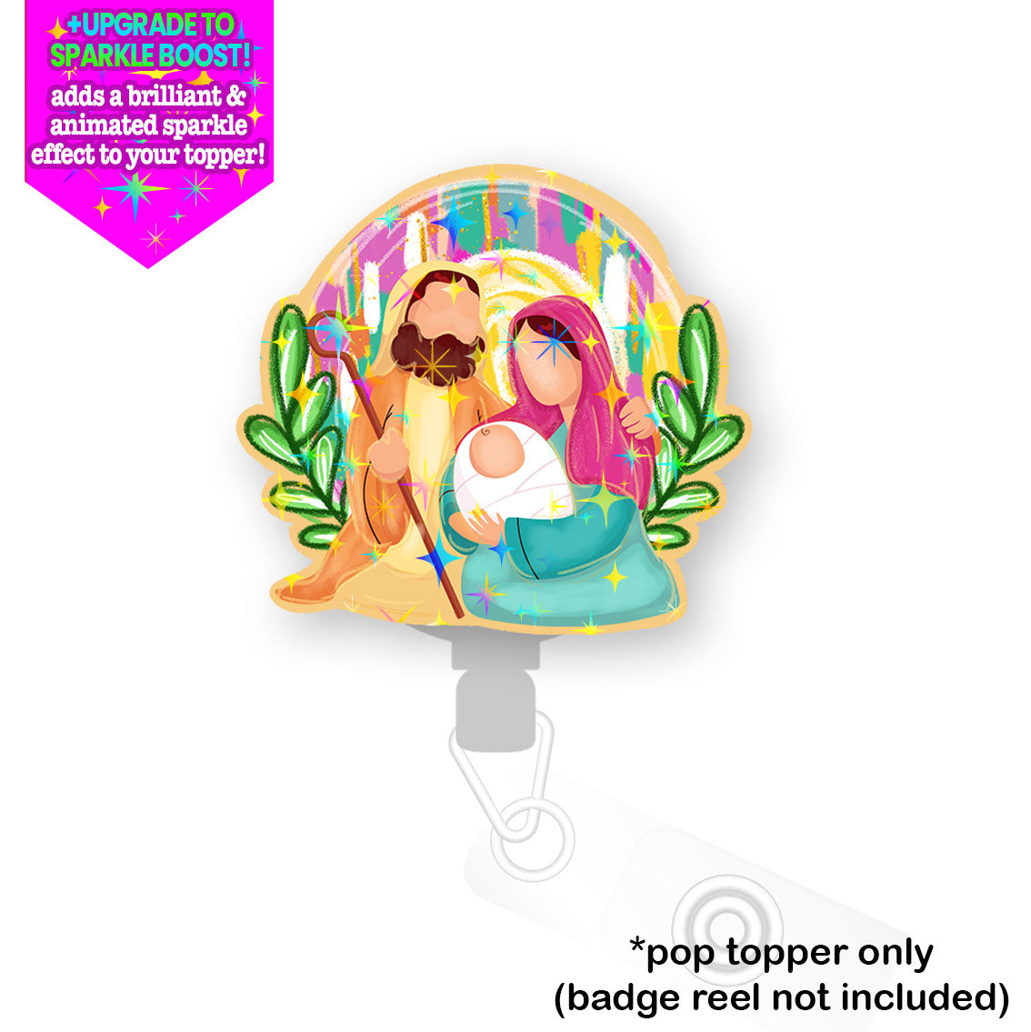 Holy Family Christmas Pop Topper - - Topperswap
