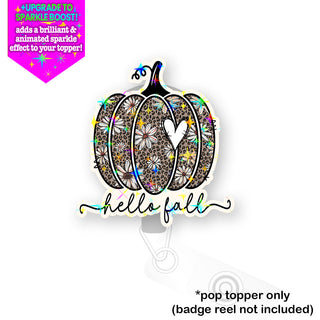 Leopard Pumpkin Pop Topper