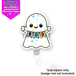 Boo-tiful Banner Ghost Pop Topper