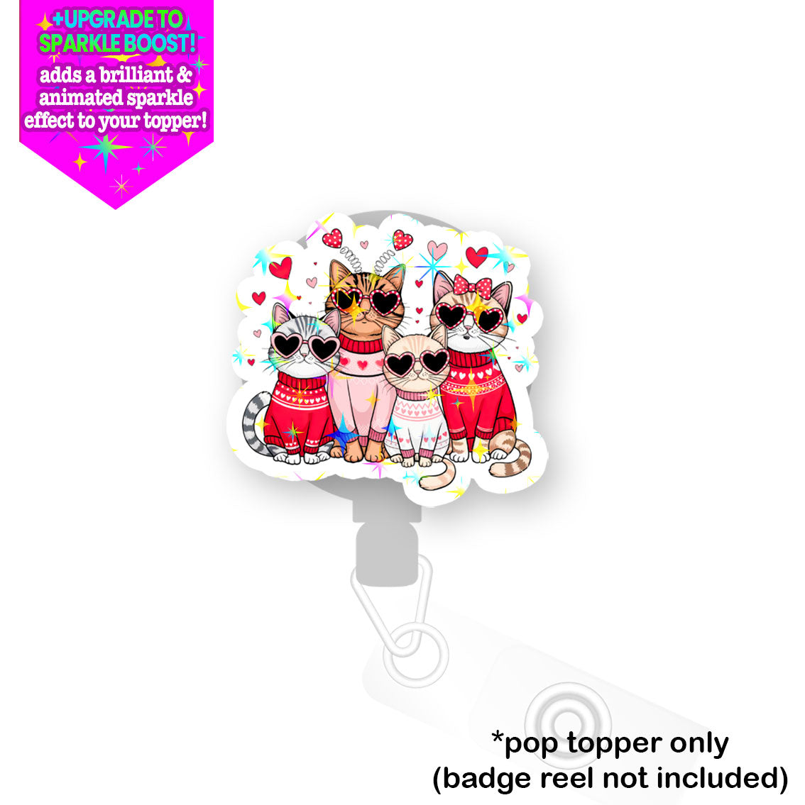 Purr-fectly in Love Pop Topper - - Topperswap