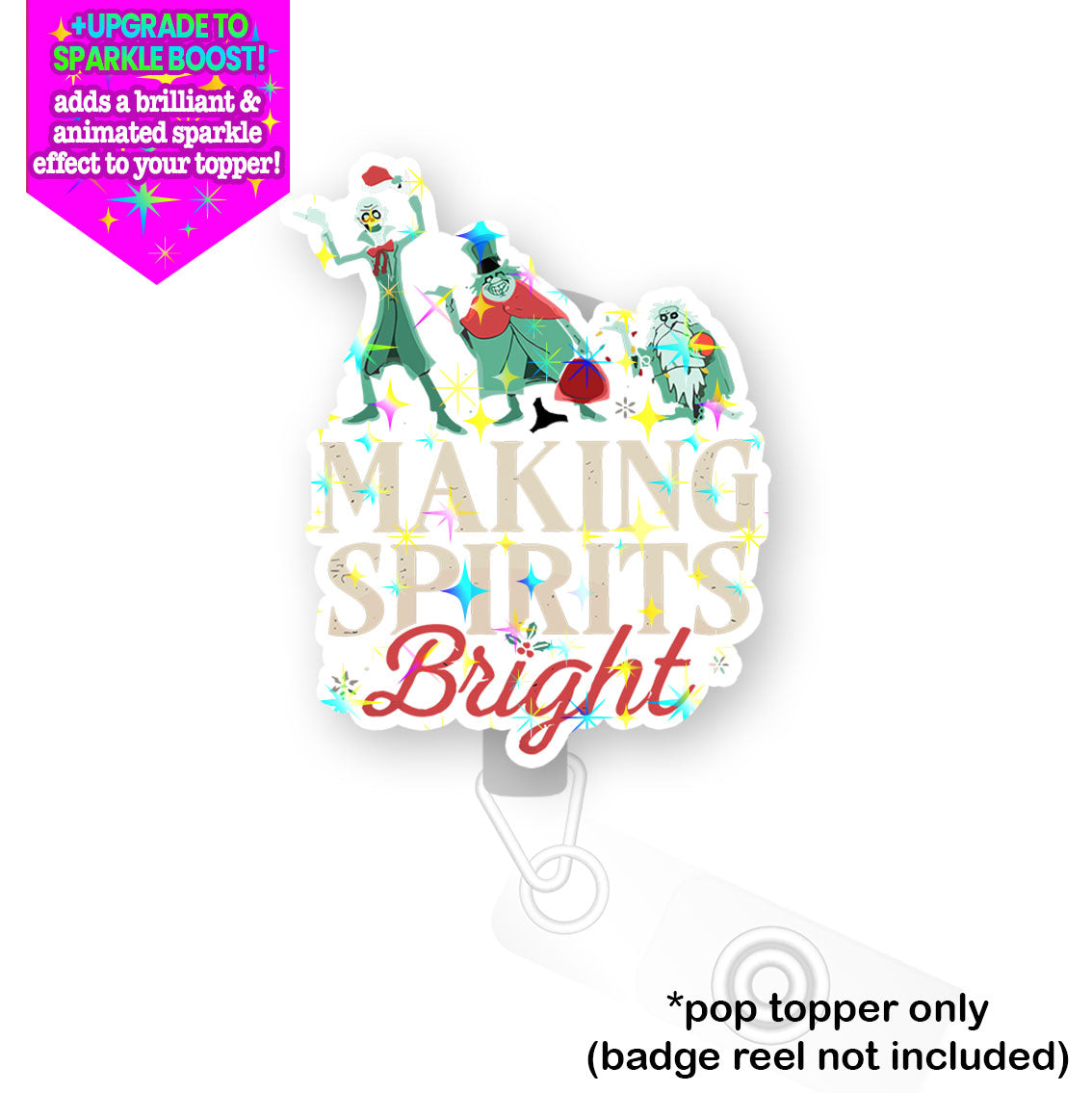 Making Spirits Bright (Light) Pop Topper - - Topperswap