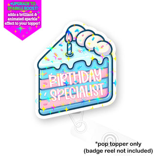 Birthday Specialist Pop Topper