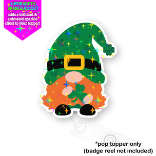 Happy St. Patrick’s Gnome Shamrock Pop Topper