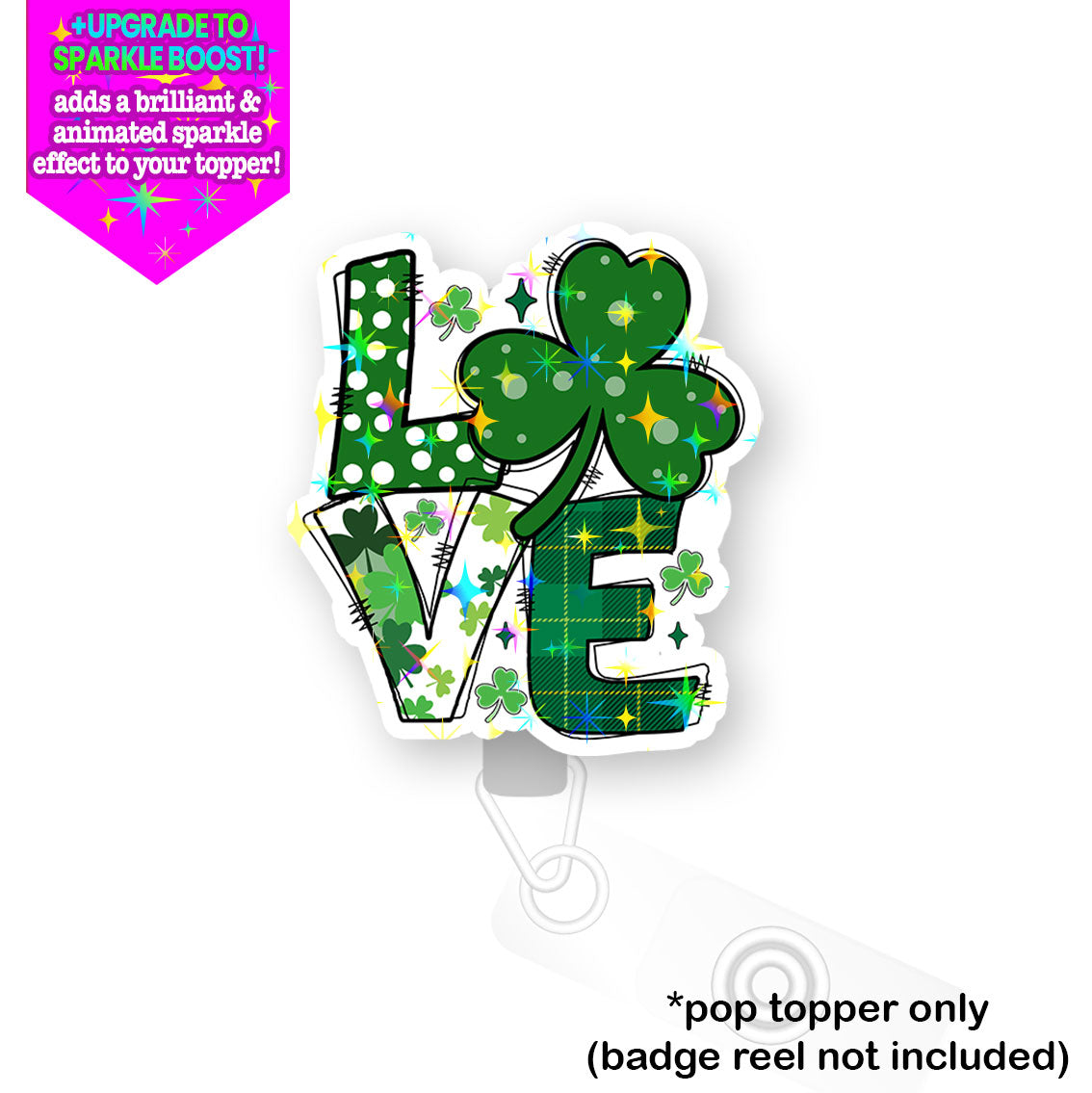 Lucky Love Pop Topper - - Topperswap