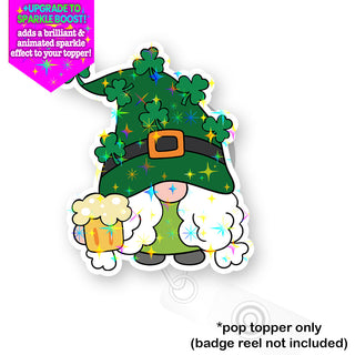 Happy St. Patrick’s Gnome Beer Pop Topper