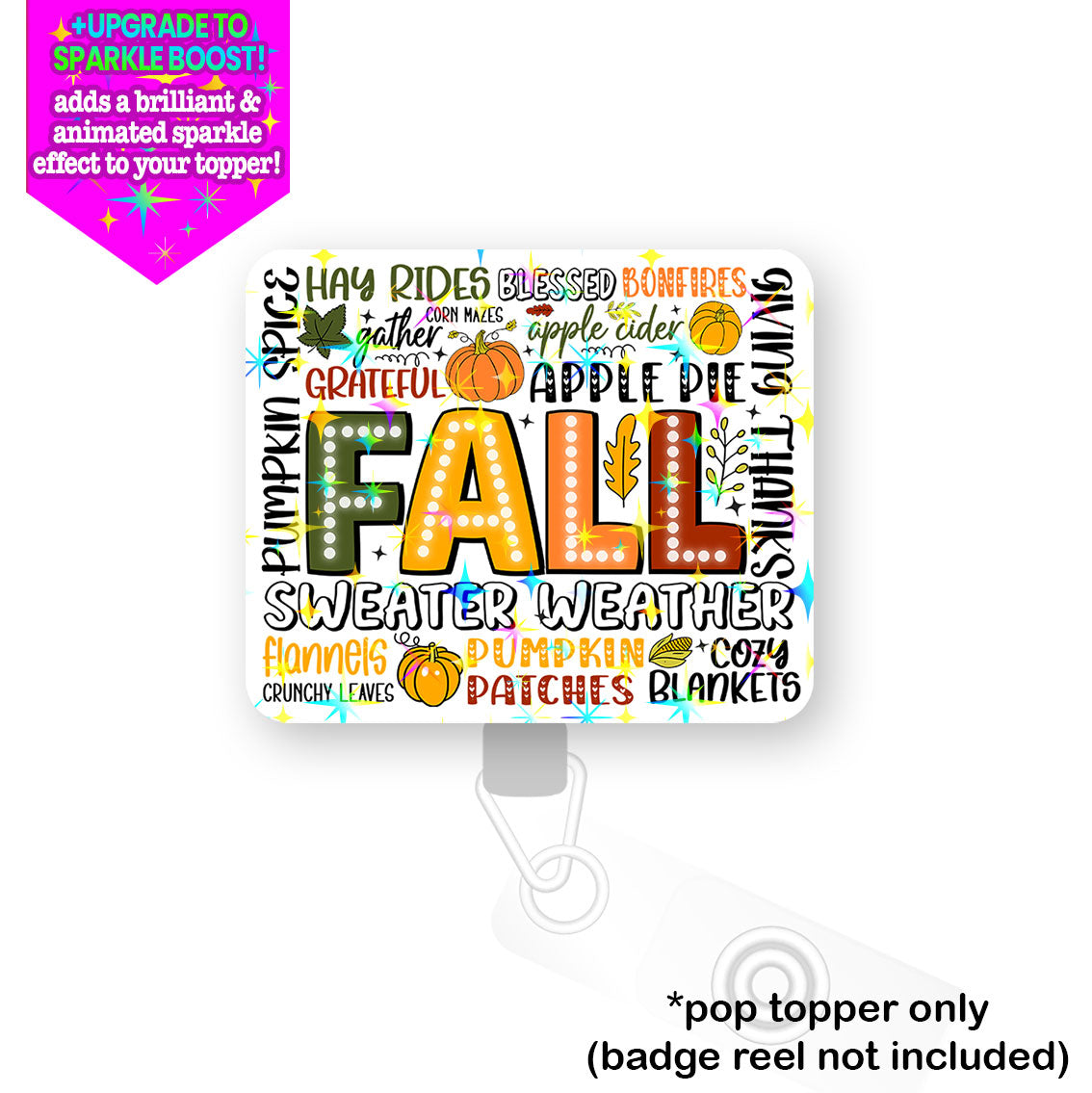 Fall Festivities Collage Pop Topper - - Topperswap