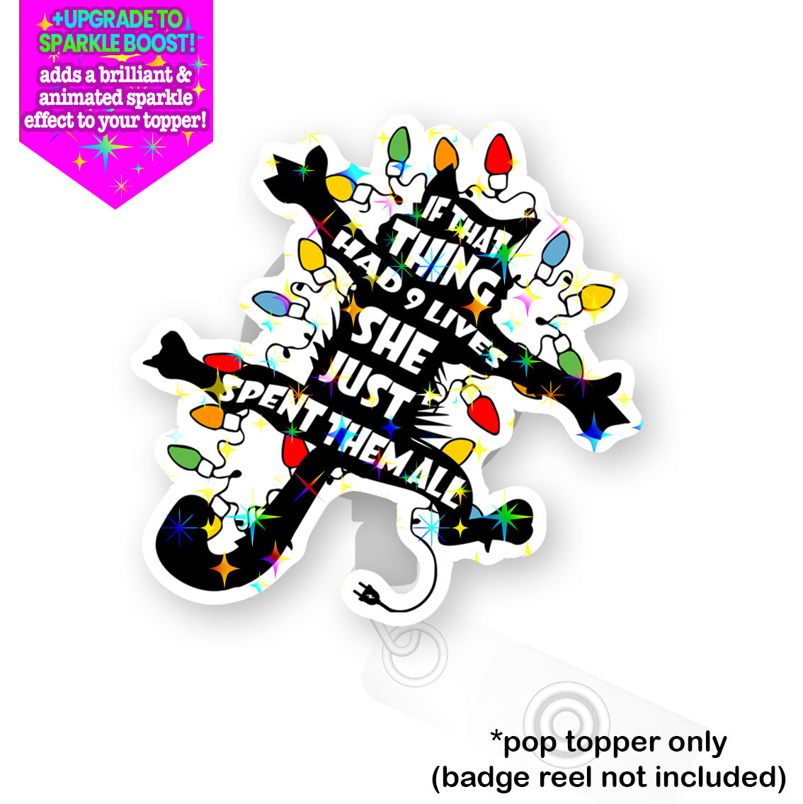 Christmas Cat Chaos Topper Pop Topper - - Topperswap