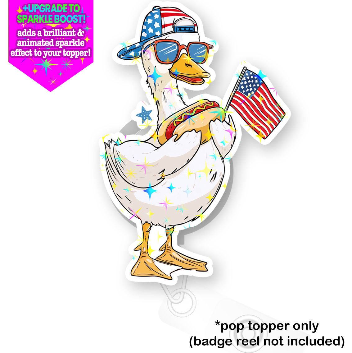 Hotdog Goose Picnic Party Pop Topper - - Topperswap