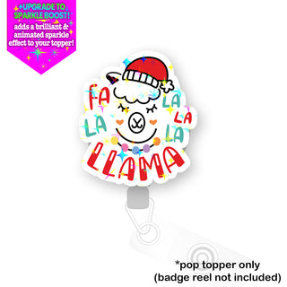 Fa La La Llama Joy Pop Topper