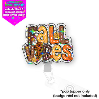 Fall Vibes Leopard Pop Topper