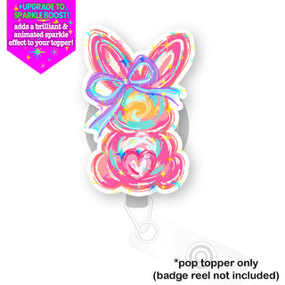 Easter Bunny Swirl Pop Topper