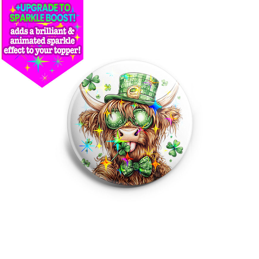 Lucky Highland Cow Topper - - Topperswap