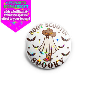 Booot Scoootin Spooky Topper