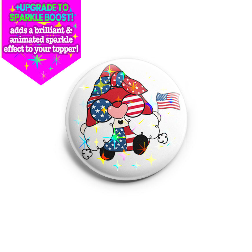 Fun Patrioric Gnome Topper - - Topperswap