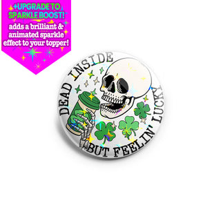 Sarcastic Skeleton Cheers Topper