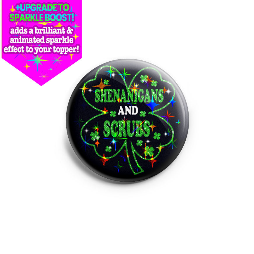Shenanigans and Scrubs Topper - - Topperswap