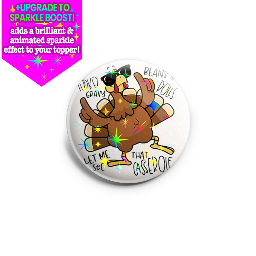 Turkey Casserole Dance Topper - - Topperswap