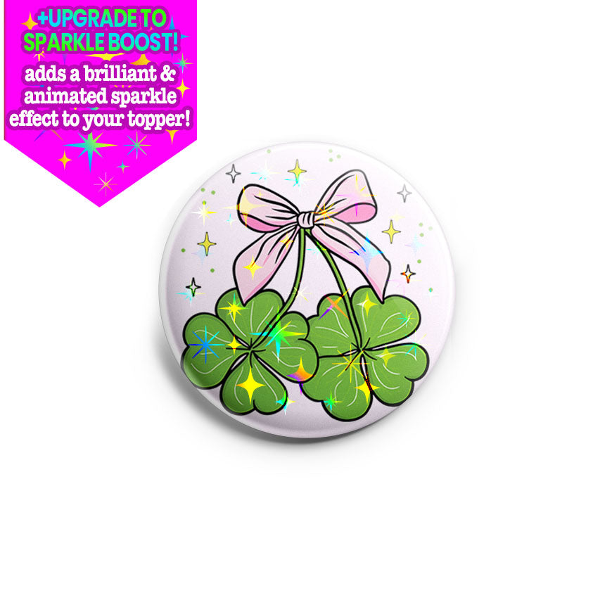 Shamrock Bow Topper - - Topperswap