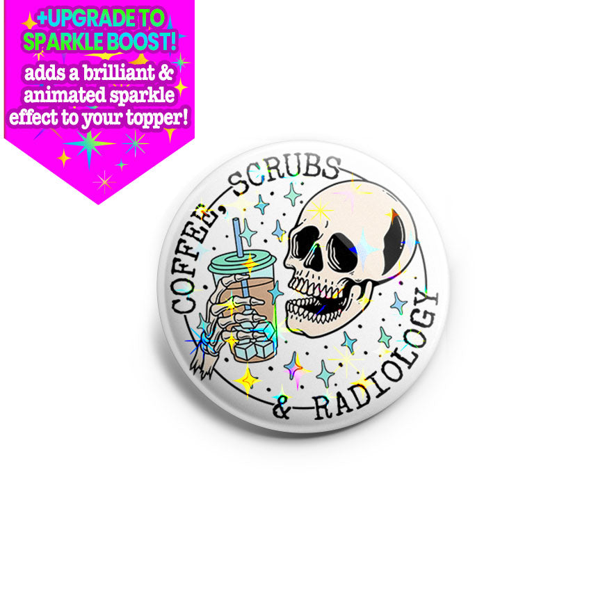 Caffeinated Radiology Topper - - Topperswap