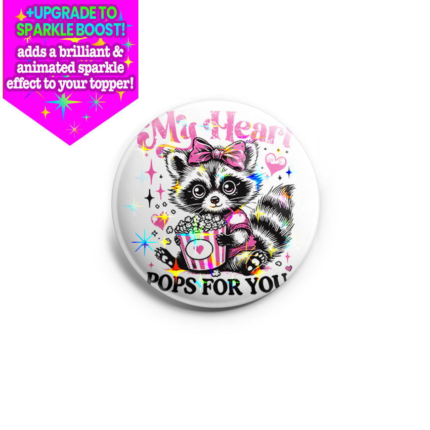 My Heart Pops for You Topper - - Topperswap
