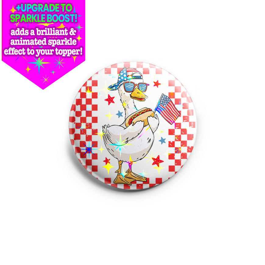 Hotdog Goose Picnic Party Topper - - Topperswap