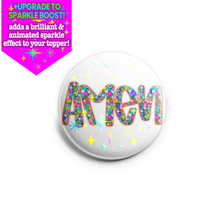 Floral Amen Topper