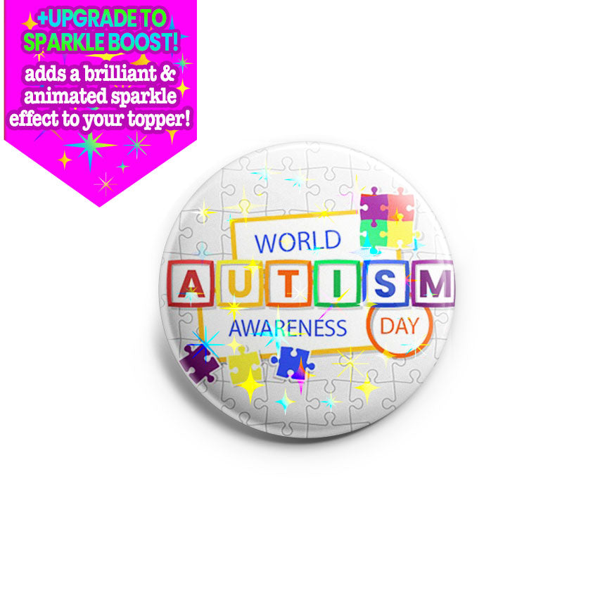 Autism Awareness Topper - Make it Sparkle - Topperswap