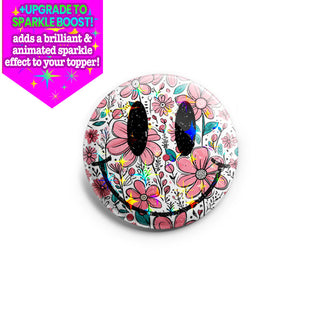 Floral Smiley Topper